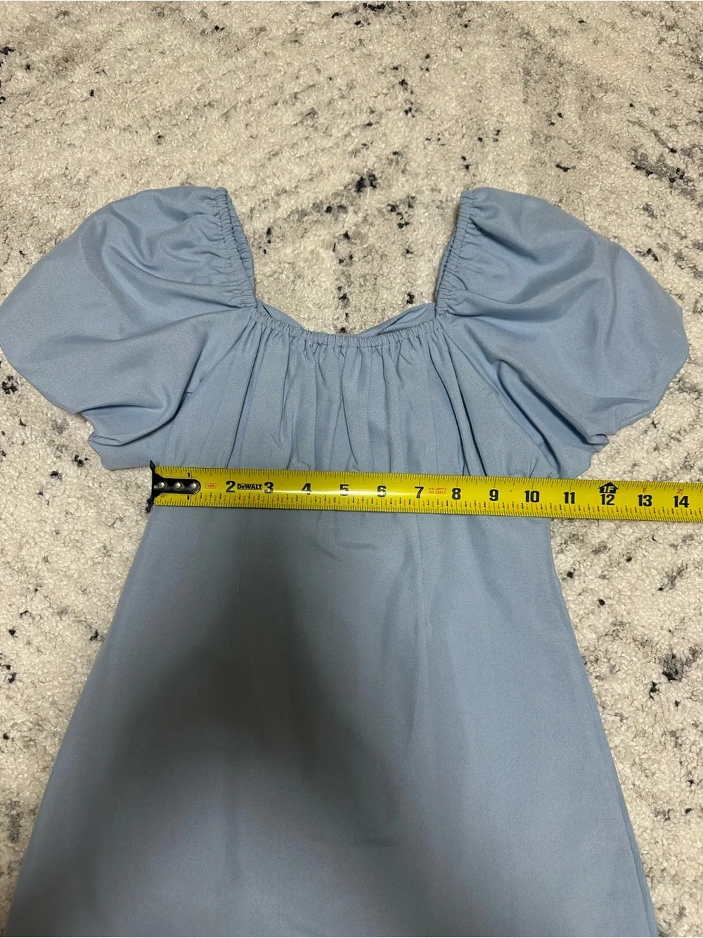 GB Big Girls Puff-Sleeve Empire Waist Dress Size 6